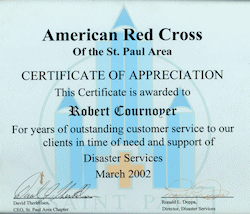 "American Red Cross"Award